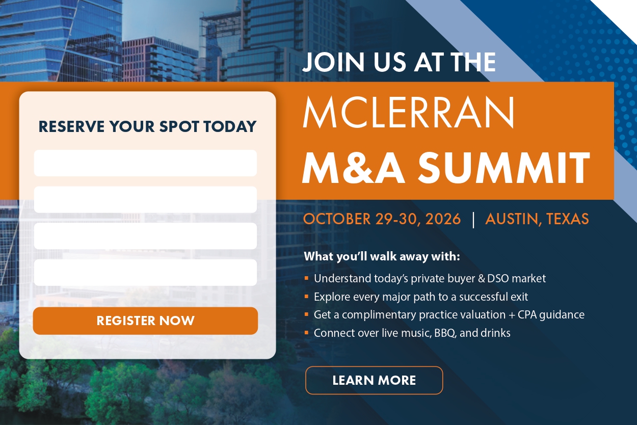 McLerran M&A Summit — Register